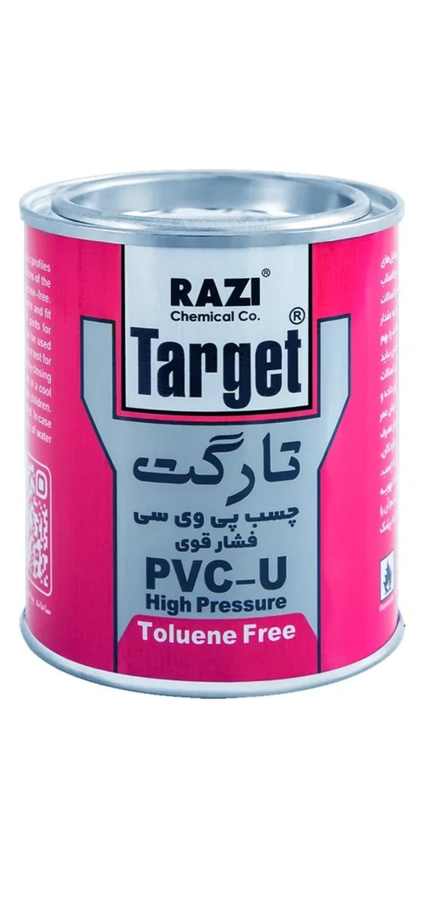 چسب پی وی سی رازی مدل تارگت وزن ۲۵۰ گرم